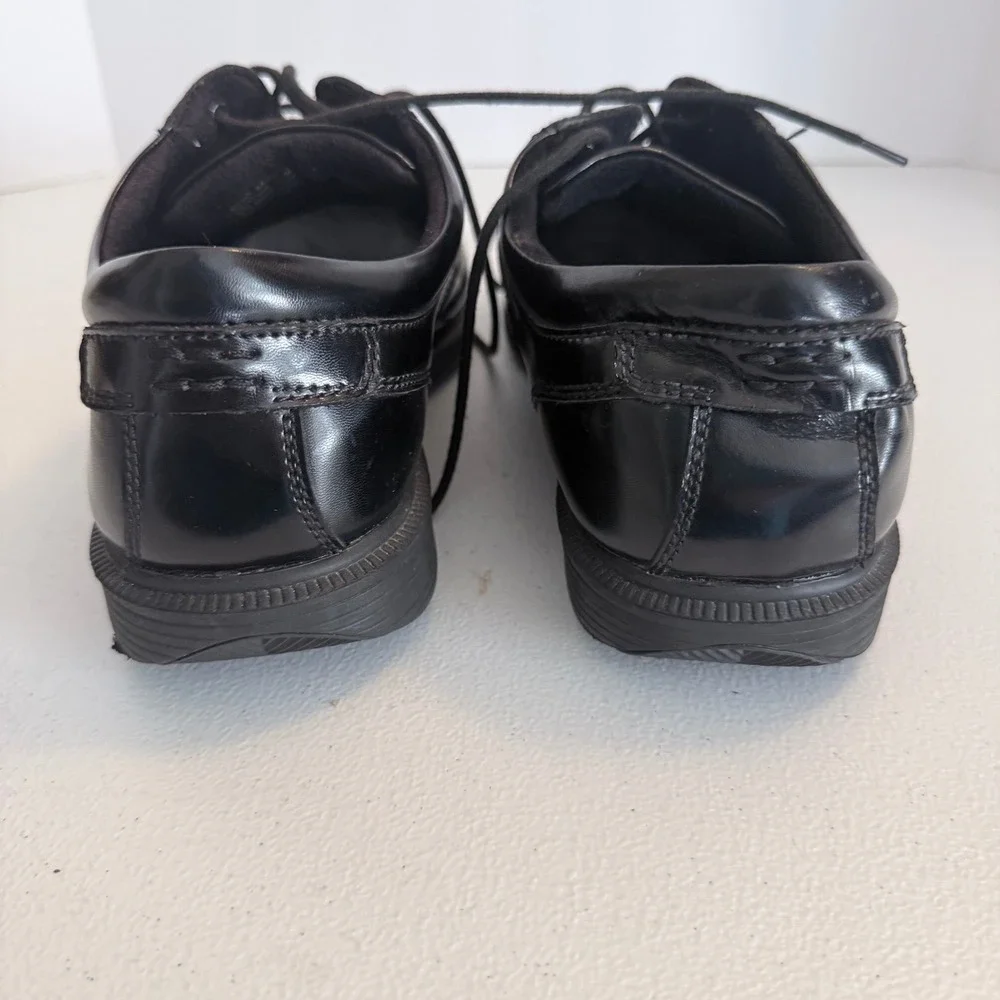Nunn Bush Kore Oxford Shoes Mens 11W Black Leather Comfort Gel Formal